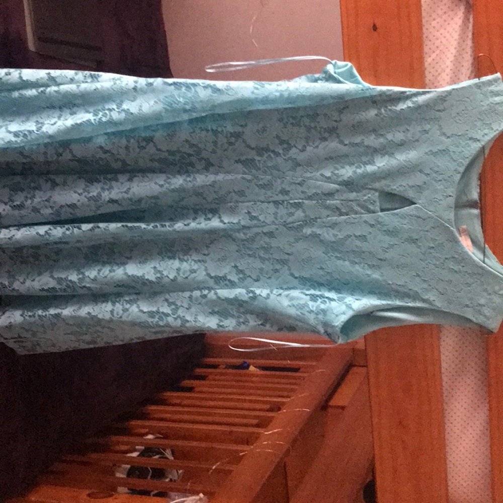 Blue flower dress